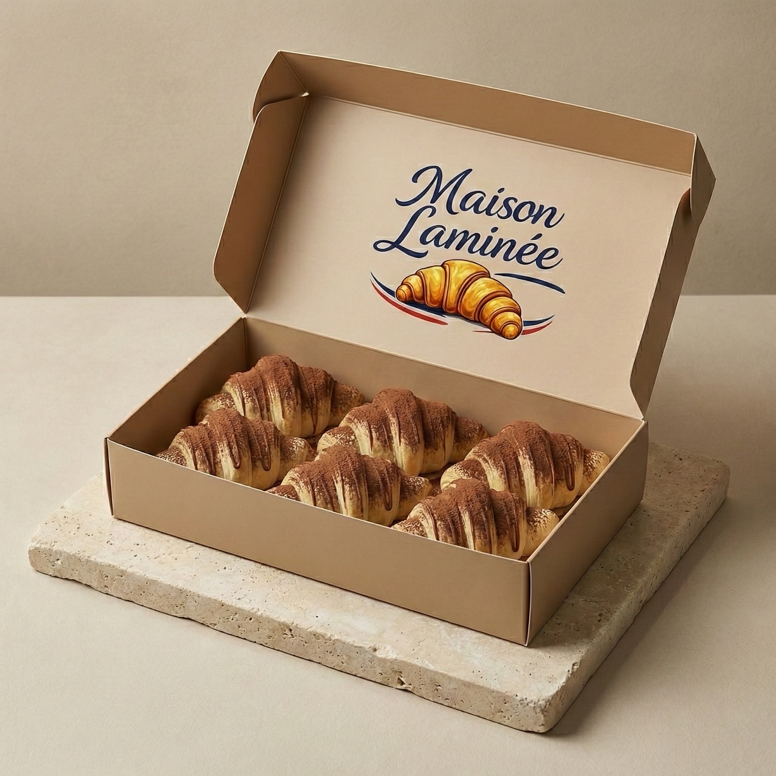 6 Chocolate Croissants, Discovery Box